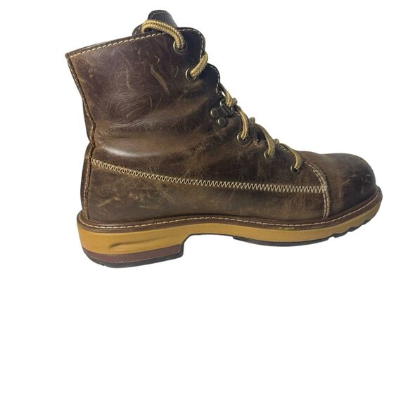 Women's Timberland Pro Alloy Toe Brown Work Boot A1 KJR Size 6.5 - Picture 8 of 16